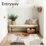 Earthy Tonal Gentle Distressed Non Slip(Beige)