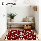 Festive Crystal Burst Design with Holiday(Red)