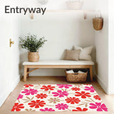 Abstract Blossom Contemporary Artisan (Red)