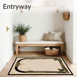 Modern Art Wave with Black Detailing(Beige)