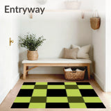 Buffalo Plaid Tartan with Bold Motifs(Black)