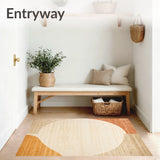 Beige Crescent Shaped with Anti Fatigue Padding and Non Skid Surface(Beige)