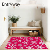 Snowstorm Delightful Merry Celebration Fancy Graceful(Red)