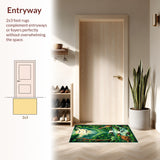 Charming Earthy Toned Safari Scene(Green)