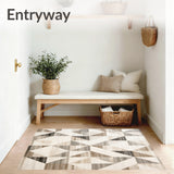 Geometric Beige Modern Floor Art for Home(Beige)