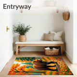 Mountain Wildlife Decorative Walking Bruin Tapestry(Brown)