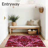 Damask Swirl Ultramodern Exclusive Showpiece(Pink)