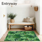 Maximalist Tropical Palm Frond Jungle with Dense Foliage (Green) - ODIKA