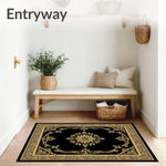 Vintage Medallion Tapestry with Artistry (Black) - ODIKA