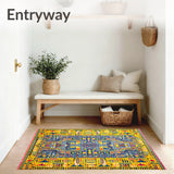 Elegant Area Grippers with Geometric for Vibrant Spaces(Yellow)