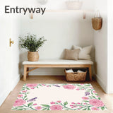 Elegant Blooming Garden Botanical Meadow Songbird Symphony(Pink)