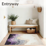 Cosmic Swirl Area Nebula Inspired Home Decor Accent(Purple)