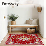 Ornate Winter Starburst Featuring Gold and Embellishments(Red)