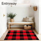 Rustic Tartan Featuring Layered Crosshatch and Subtle Diagonal Highlights(Red)