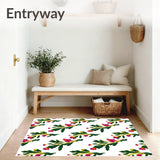 Dramatic Botanical Reverie with Artistic Flowing Floral Shapes(Green)