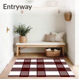 Grid Buffalo Check with Traditional Lumberjack Motif(Brown)