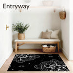 Midnight Constellation Design with Celestial Motifs (Black) - ODIKA