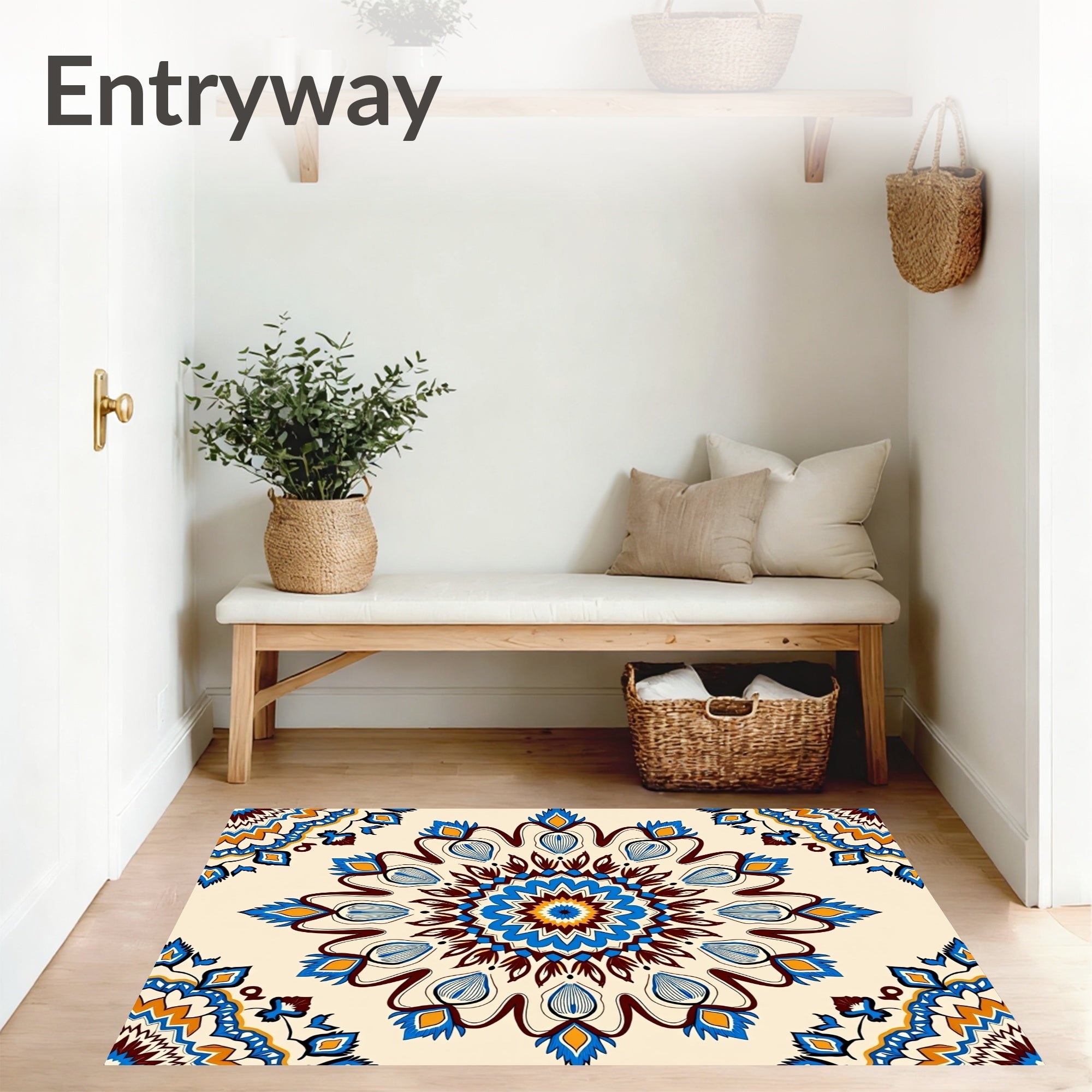 Boho Swirl Enchanting Decorative (Beige) - ODIKA