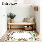 Woodland Tapestry Elegant Floral Swirl Arrangement(Beige)