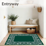 Elegant Snowflake and Fir Branch Interlocking(Green)