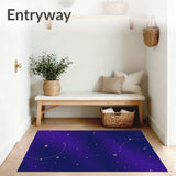 Celestial Sky with Constellation Mapping Design(Purple)