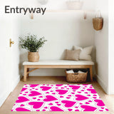 Playful Mosaic with Whimsical Interlocking (Pink)
