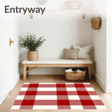 Festive Gingham Welcoming Entrance(Red)