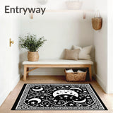 Enchanted Moon Phase Celestial Witchcraft Themed Entry(Black) - ODIKA