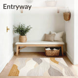 Grip Enhanced Area Pad Gripper with Subdued Wave Lines for Stability(Beige)