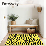 Spiral Whimsical Modern Decorative Artistic (Yellow)