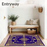 Baroque Flourish Symmetrical Luxury Exhibit (Purple)