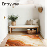 Tuscan Sunset Beige & Sienna Area(Beige)