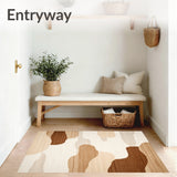 Beige Serenity Area Earthy Brown Accent Easy Care(Beige)