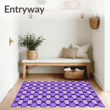 Hexagonal Honeycomb Grid with Modern Minimalist Appeal(Purple)