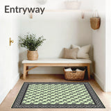Lattice Anti Slip Textured Floor Covering (Green)