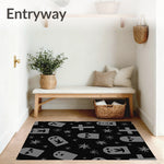 Haunted Graveyard Tombstone Halloween Novelty Accent(Black) - ODIKA