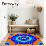 Celestial Mosaic Starburst Radiant Jewel Toned(Orange)