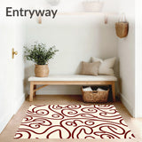 Contemporary Swirl Symphony Crafted For Easy Maintenance (Ivory)