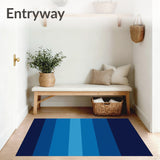 Horizon Fade Abstract Contemporary Modern Stylish(Blue)