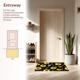 Elegant Yellow Floral Composition(Yellow)