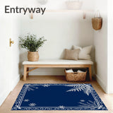 Frosty Pinecone Wonderland Spiral Arch Gateway Boundary Accent(Blue)