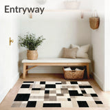 Java Blend Geometric Area with Earthy Tones and Bold Design(Beige)