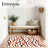 Moody Gradient Waves With Interlocking Earthy Tones And Flow (Brown) - ODIKA