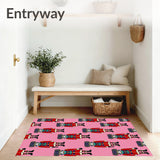 Festive Toy Soldier with Ornate Holiday Motifs(Pink)