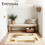 Elegant Area Beige Geometric(Beige)