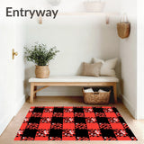 Traditional Gingham Design with Seasonal Embellishments Pathway(Red)