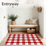Festive Buffalo Plaid Holiday Entrance(Red)