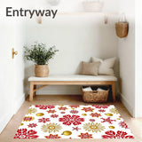Enchanted Flurry with Interlocking Festive Motifs(Red)
