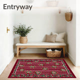 North Pole Magic Enchanted Seasonal Flooring(Red)