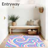 Pastel Swirl with Abstract Rippled Spiral (Pink) - ODIKA